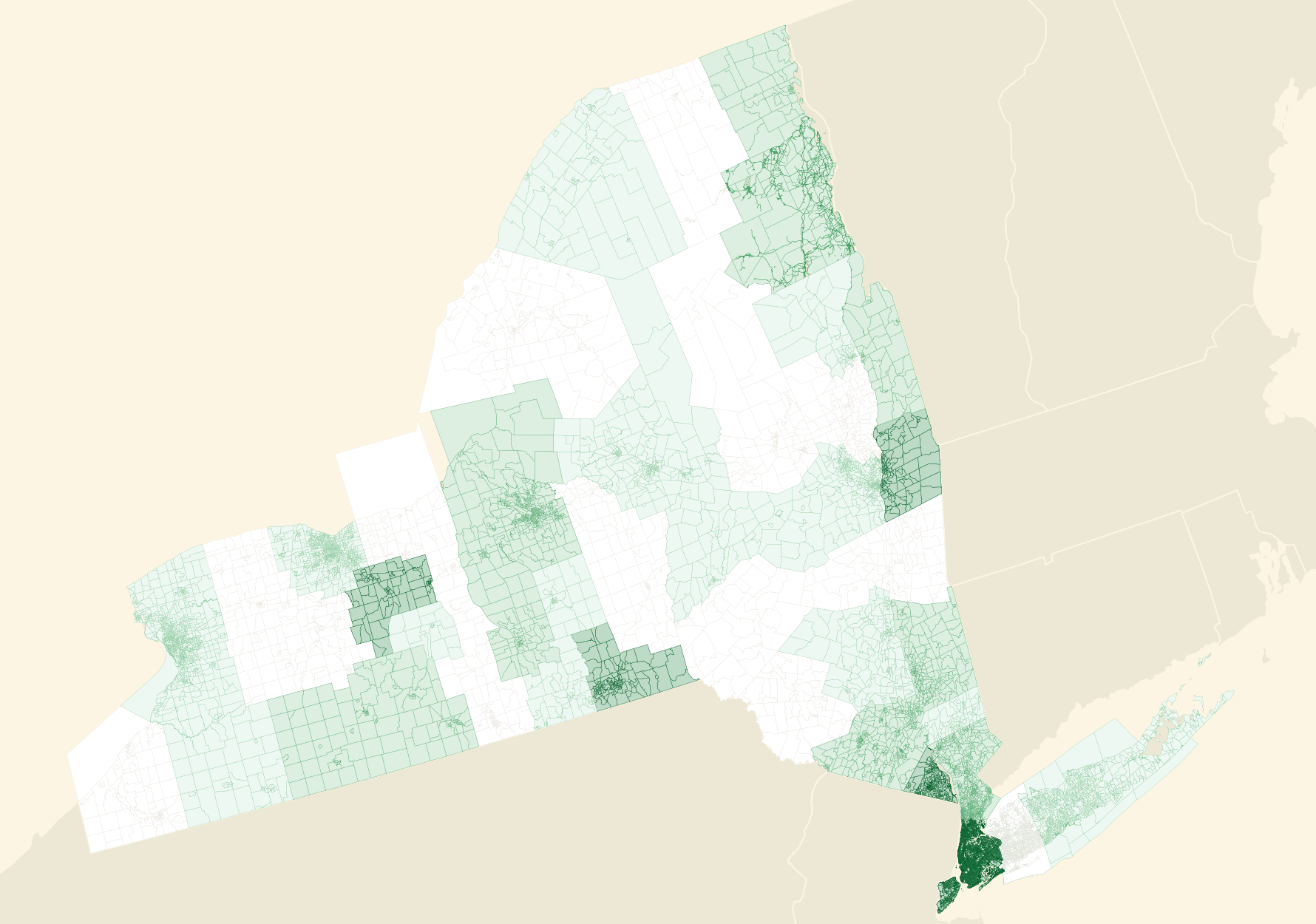 NY state election districts before