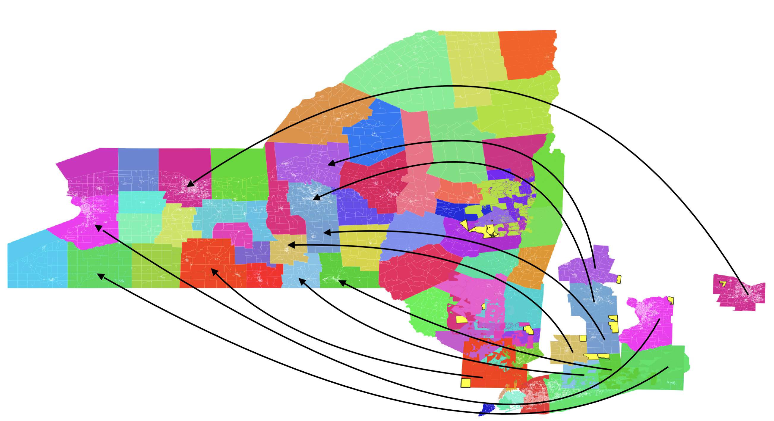 NY county drift